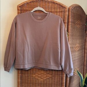 Madewell (Re)sourced Cotton Swing Sweatshirt